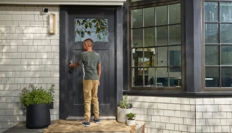 Vivint Smart Lock on home in Omaha